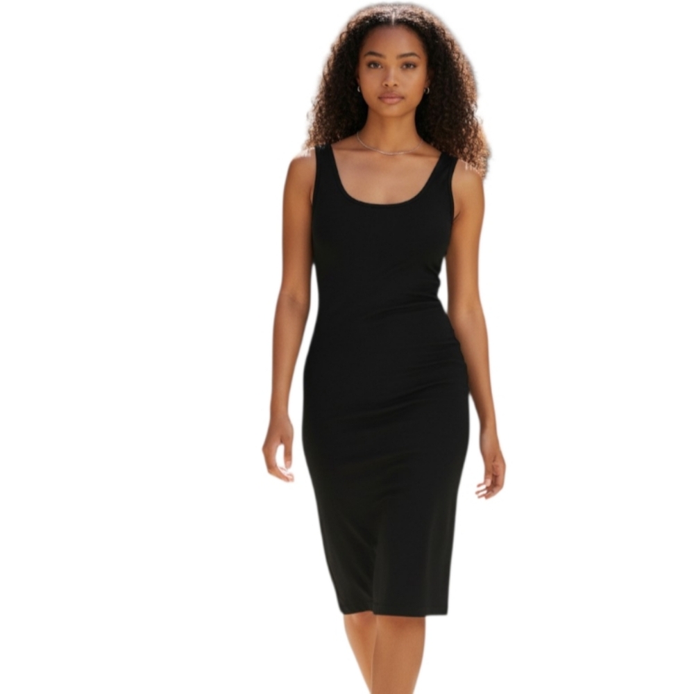 AMANDA SMITH BLACK DRESS SZ.M EUC.